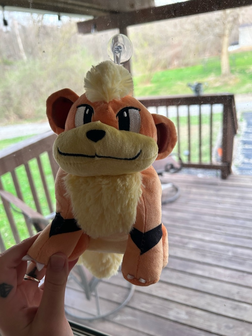 Pokémon Growlithe Car Plush Decoration
